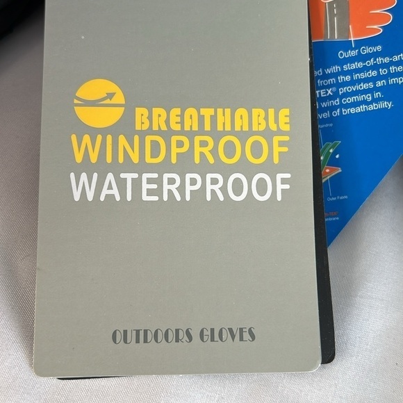 MCTi Men’s FAN-TEX waterproof windproof winter ski gloves zipper pocket XL - Picture 9 of 14